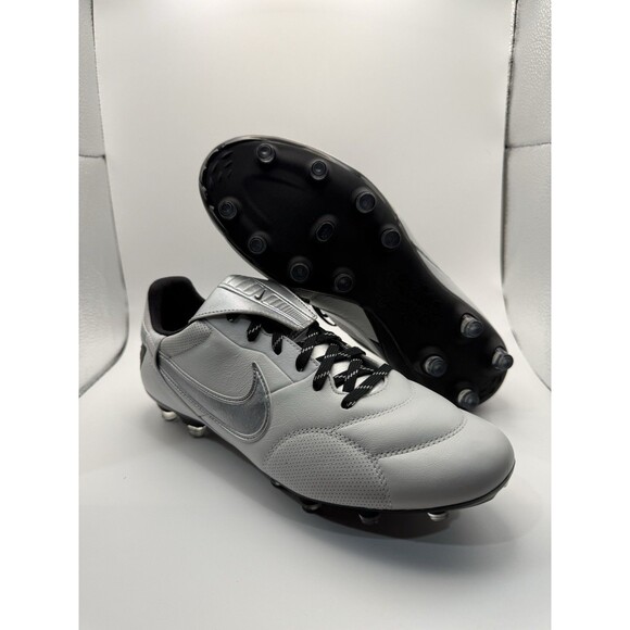 New Men’s Nike Premier 3 FG Photon Dust Metallic Silver Size 8.5 AT5889-006 main image 9